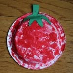 Paper Plate Tomato Craft