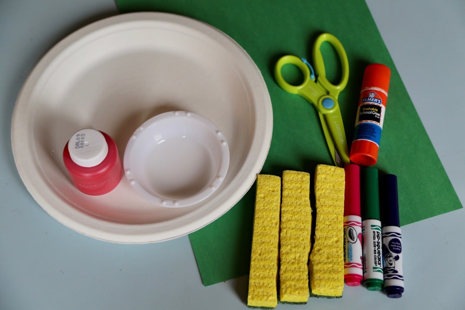 Supplies Paper Plate Tomato Craft