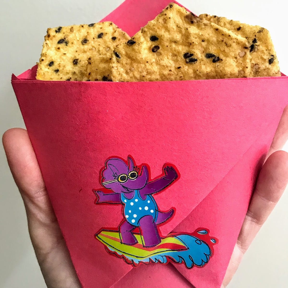 DIY Paper Chip Bag