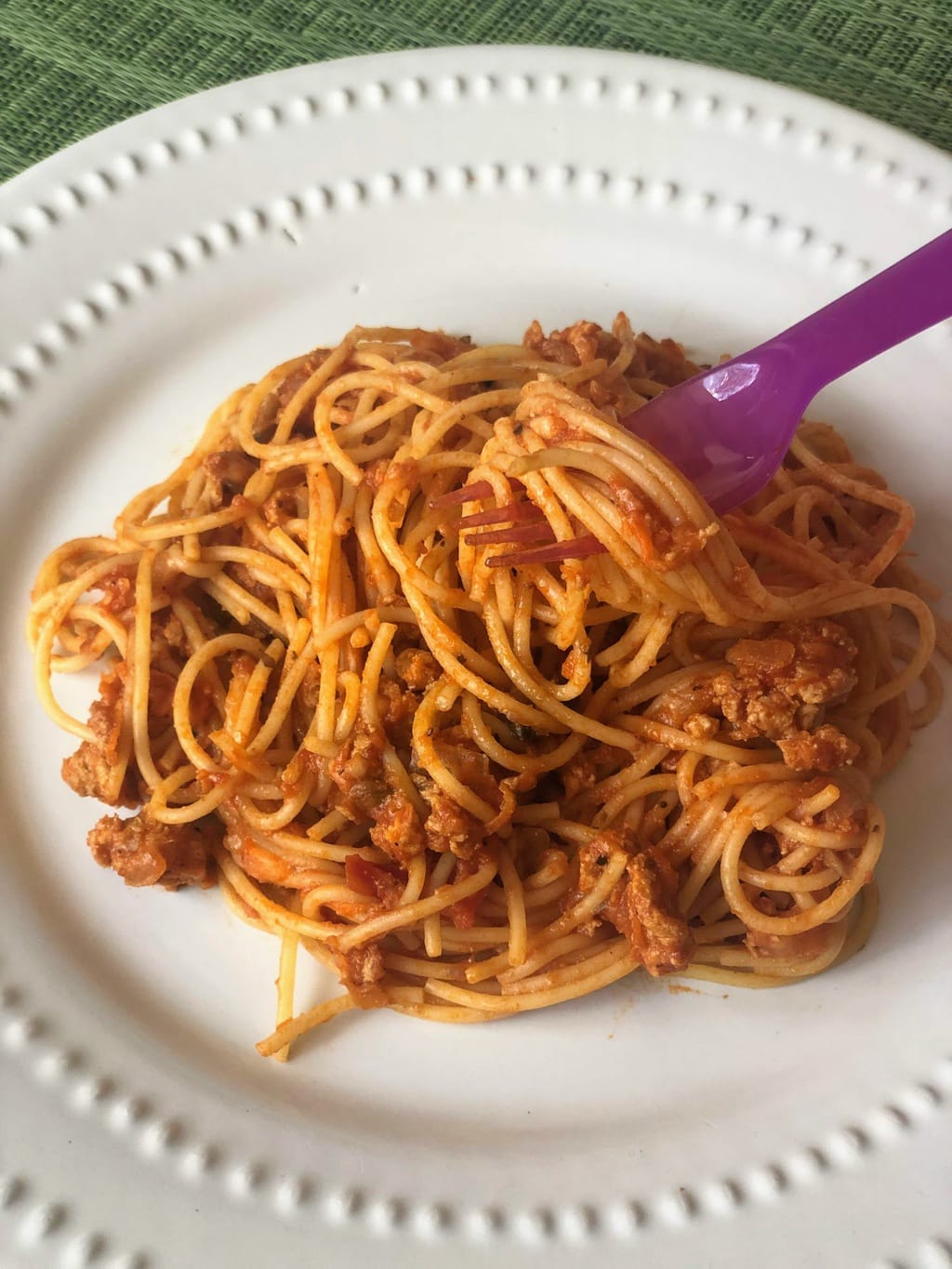 Simple Spaghetti with Turkey Marinara & Hidden Veggies | Platein28