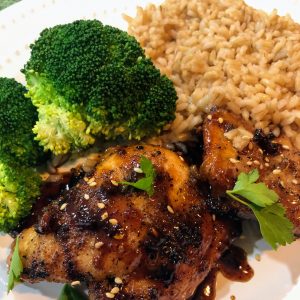 Easy Honey Garlic Chicken Thighs