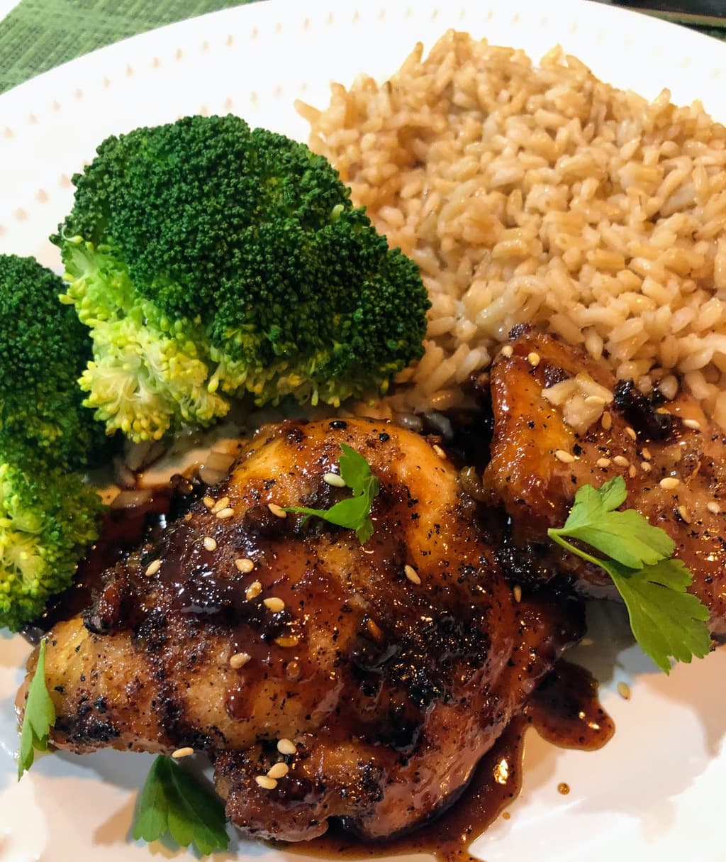 Easy Honey Garlic Chicken Thighs