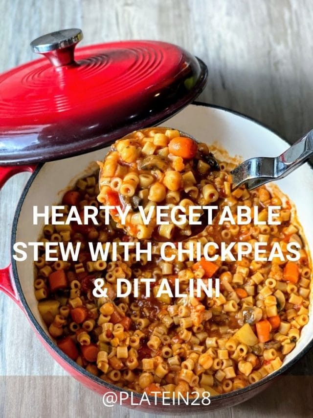 Hearty Vegetable Stew with Chickpeas and Ditalini Story