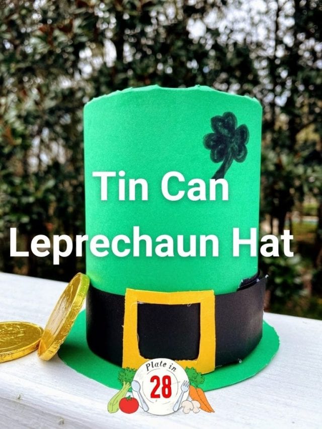 Tin Can Leprechaun Hat Craft Story