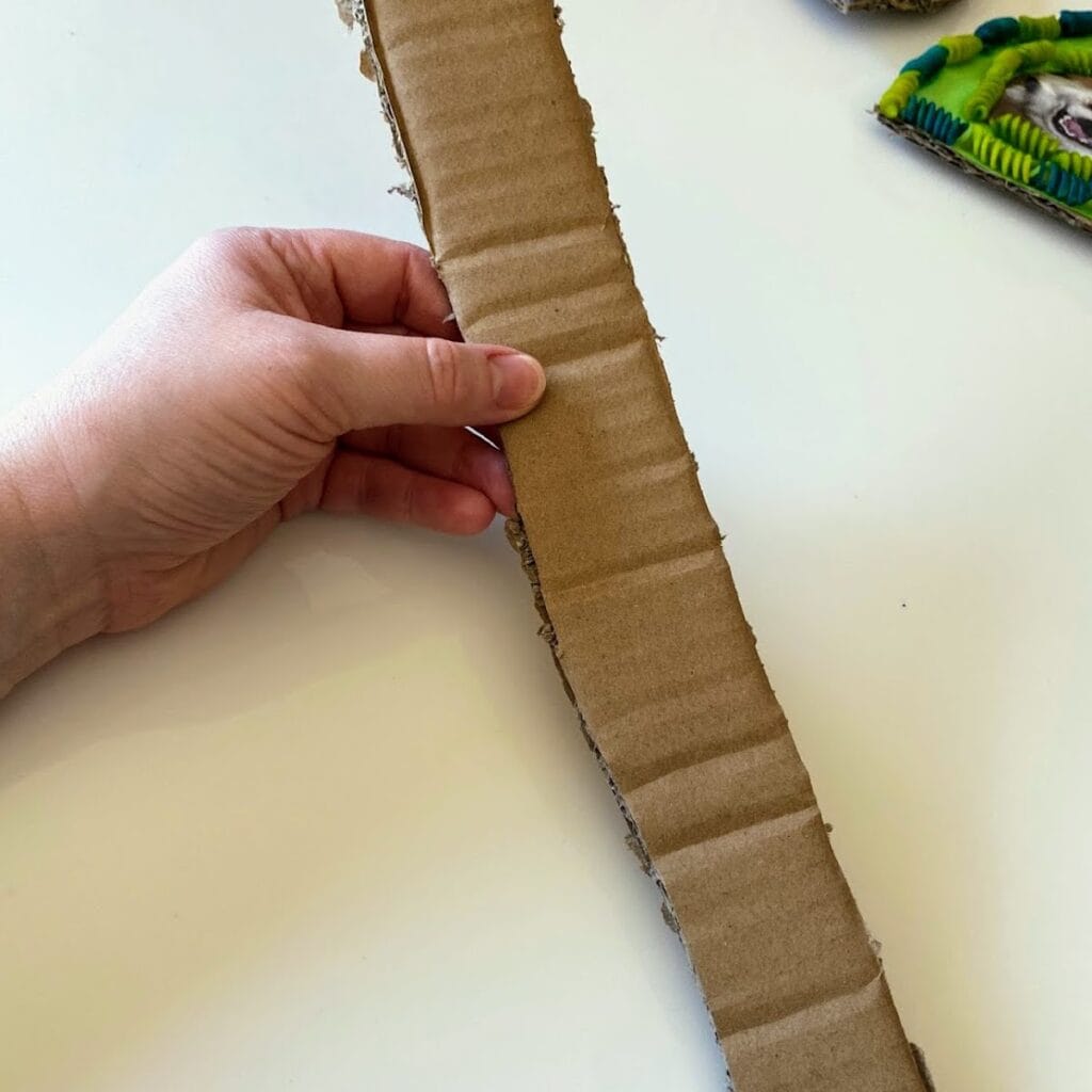 long strip cardboard