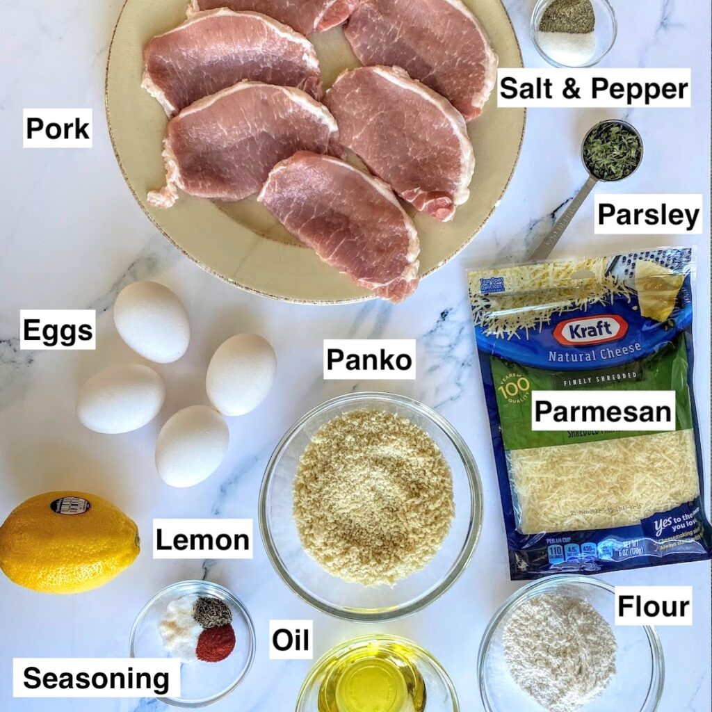 supplies for panko pork meal