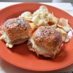 ham and cheese sliders with chips