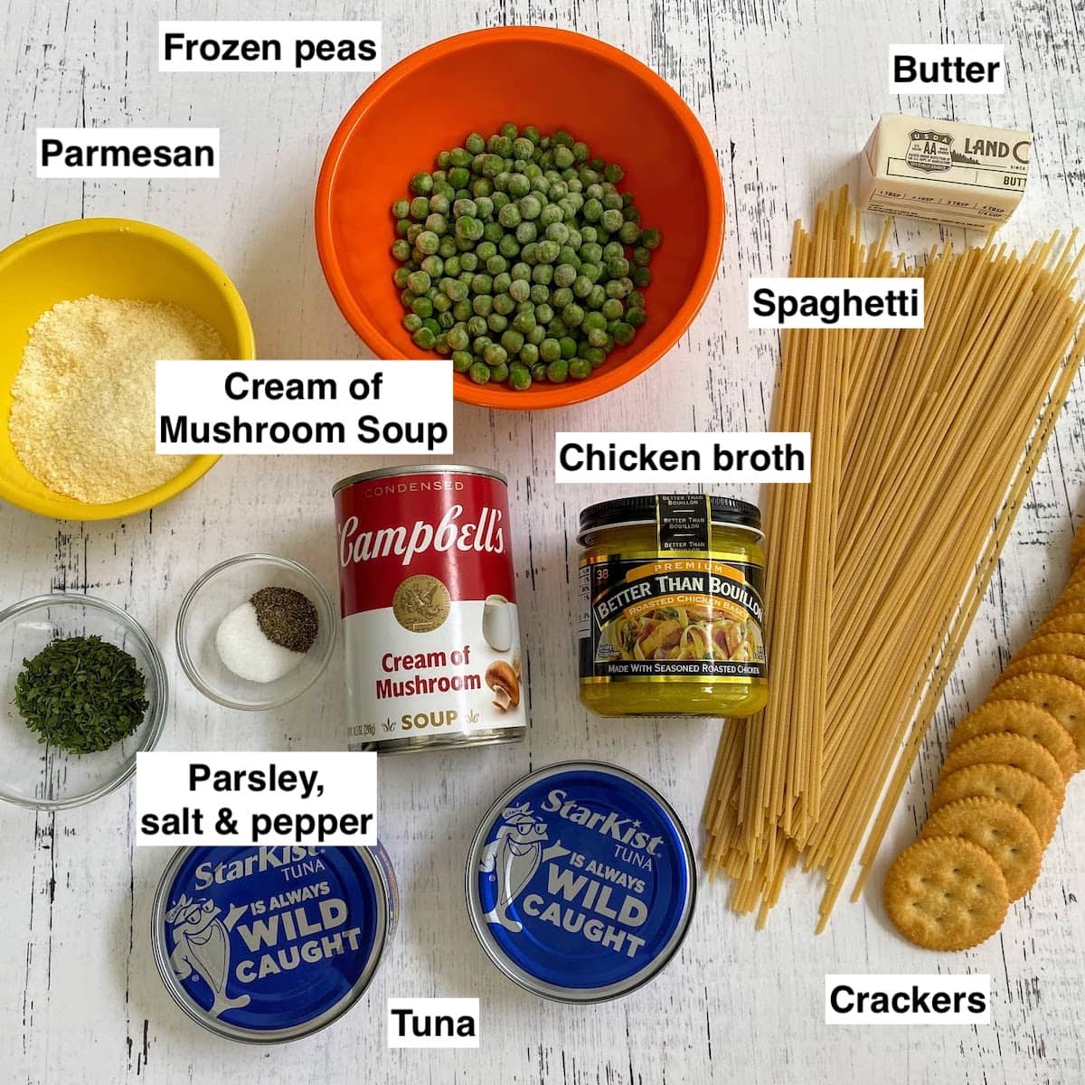 ingredients for tuna casserole 