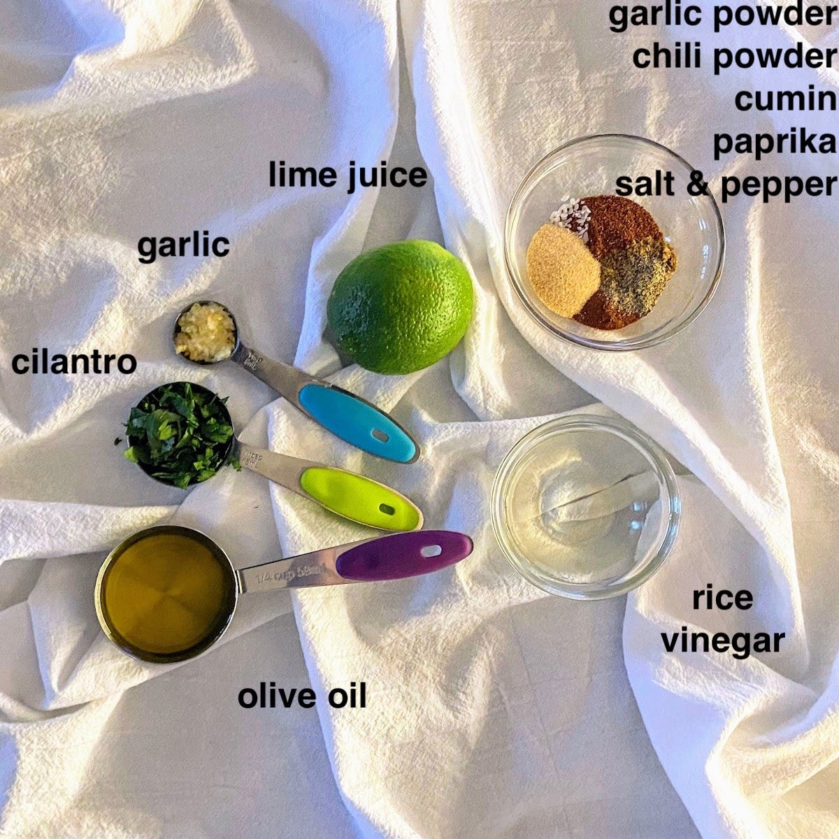 ingredients to make fajita marinade for chicken