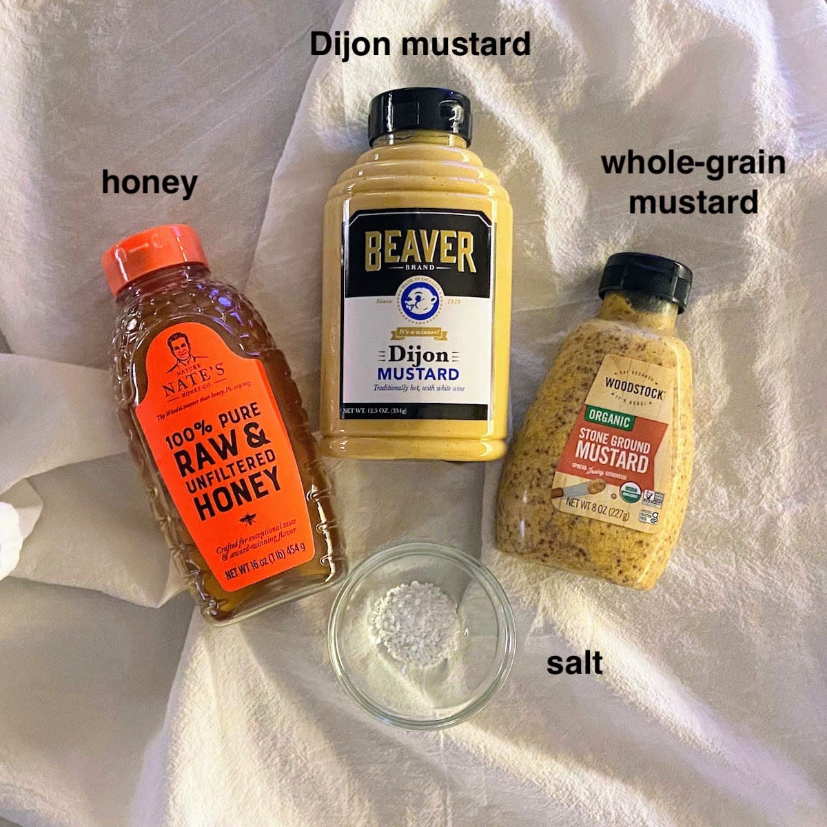 ingredients to make a honey mustard marinade for chicken