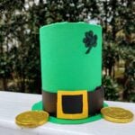 green leprechaun hat made from tin can