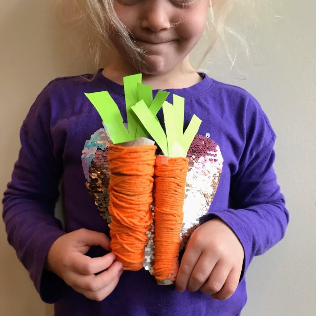 Carrort Craft Play Food Carrot Craft - So Easy to Make at Home! - Platein28