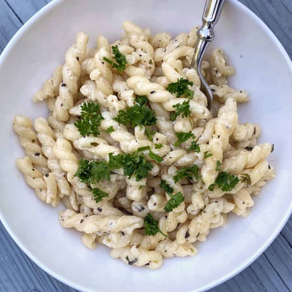 Quick Philadelphia Cream Cheese Pasta Sauce (Family-Friendly) - Platein28