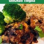 chicken thighs with broccoli and rice