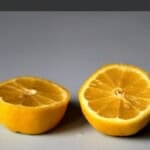 lemon sliced in half